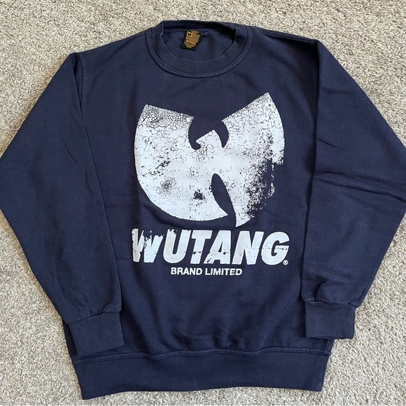 Wu-Tang Sweater Size Medium Rare Shattered Style Wu Logo Authentic Rza Gza - Picture 1 of 10